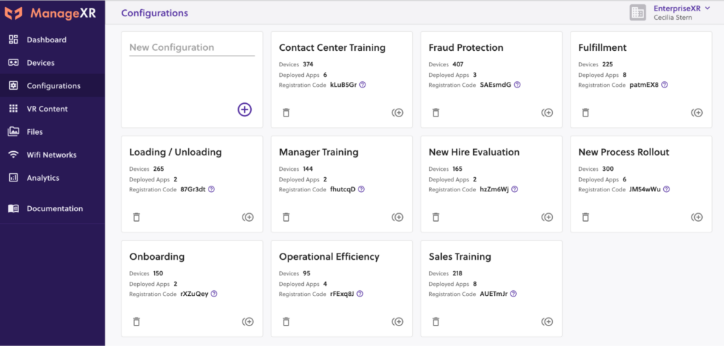 ManageXR’s configuration-based management model saves our customers time and makes managing devices at scale easy.